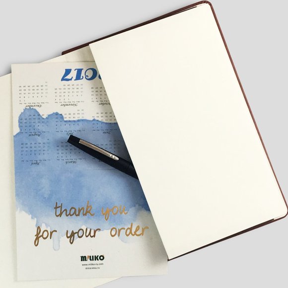 MILIKO A5 PU LEATHER BANDED 4PCS JOURNAL(DOT GRID) - Picture 7 of 8